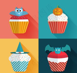 万圣节纸杯蛋糕