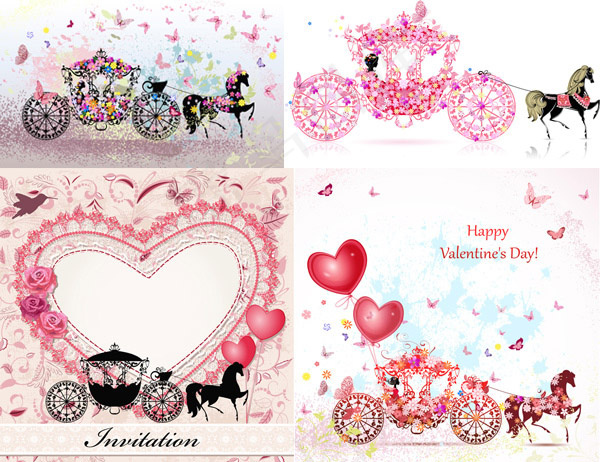 浪漫情人节马车