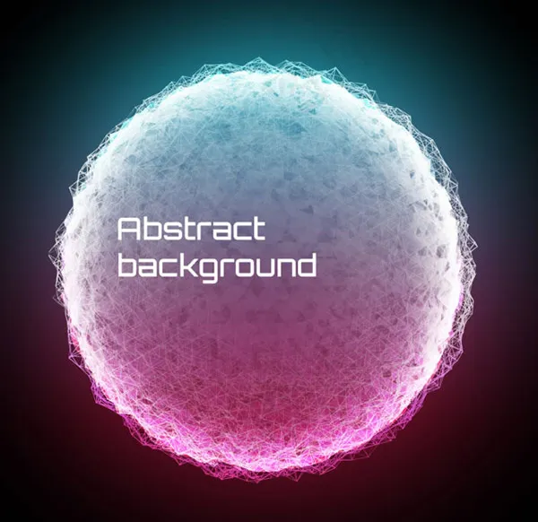 圆球形背景矢量ai矢量模版下载