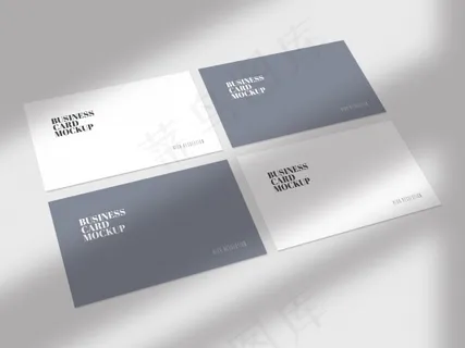 平摊商务名片样机