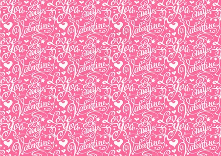 情人节艺术字背景