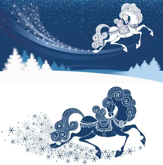 2014马年新年贺卡