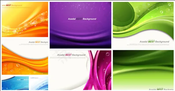 五彩缤纷时尚背景,背景元素