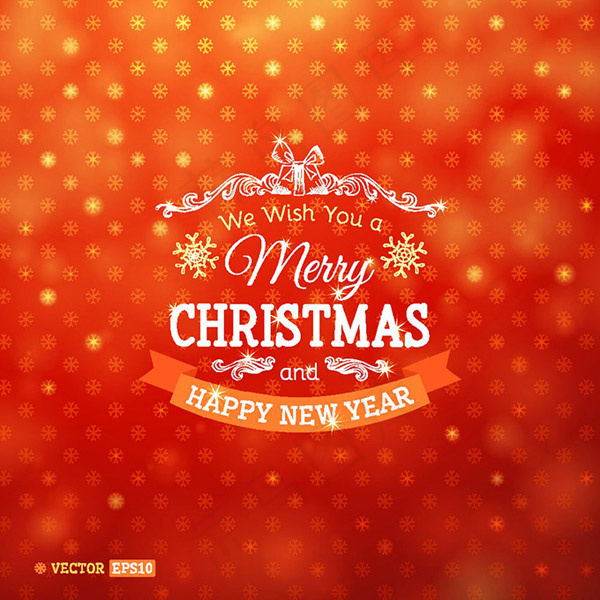 雪花圣诞节背景