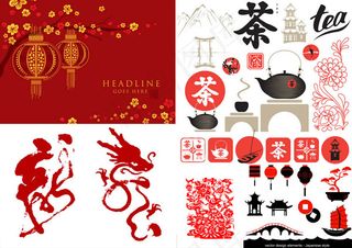 梅花灯笼与茶文化