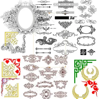 古典花纹边框 古典花纹边框