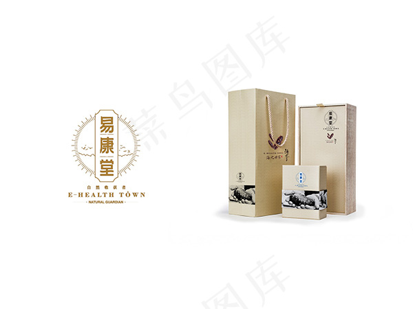 复古海参包装psd模版下载