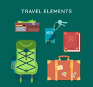 精致旅行物品