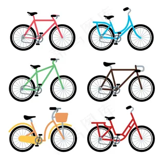 彩色时尚单车