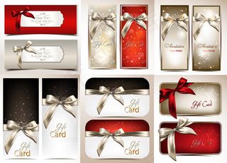 蝴蝶结装饰卡片