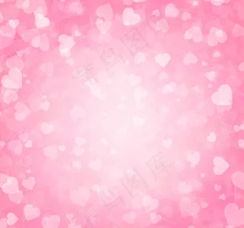 缤纷爱心背景