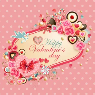 情人节标签,免抠元素