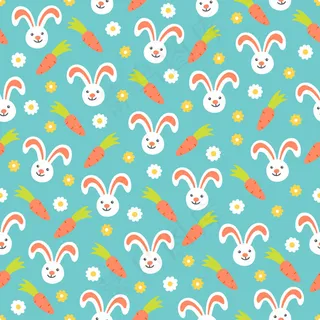 兔子和胡萝卜背景