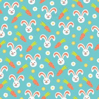 兔子和胡萝卜背景