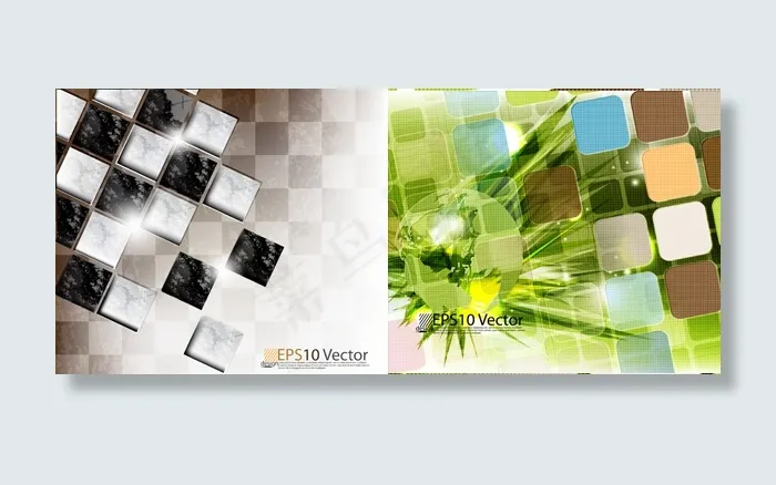 璀璨方格背景,背景元素eps,ai矢量模版下载