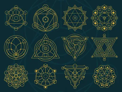 神秘线条几何图案 神秘线条几何图案