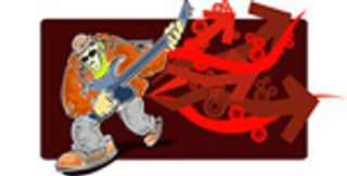 摇滚音乐元素矢量素