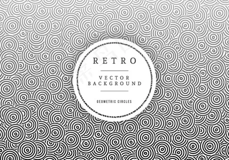 圆圈纹无缝背景