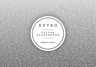 圆圈纹无缝背景