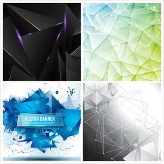 炫酷晶格化背景