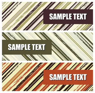 彩色斜纹横幅
