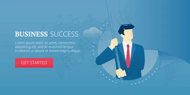 成功的商务人士