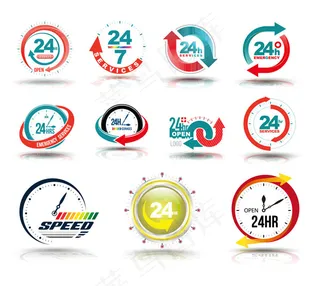 24小时营业标志