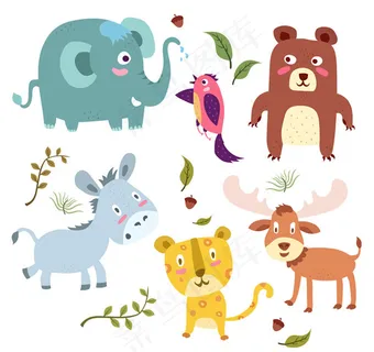 可爱动物设计