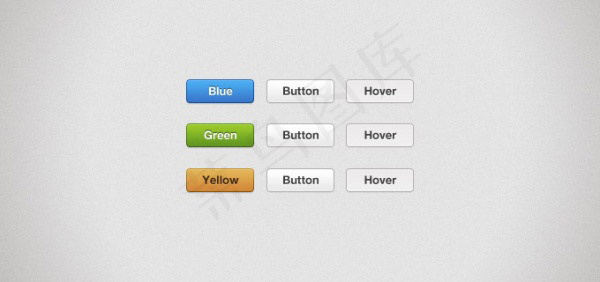 网页常用按钮psd模版下载