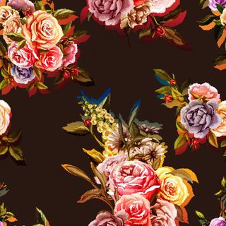 水彩手绘玫瑰花