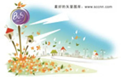 韩国矢量手绘风景插画_14