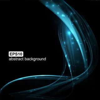 金色抽象光波背景 金色抽象光波背景