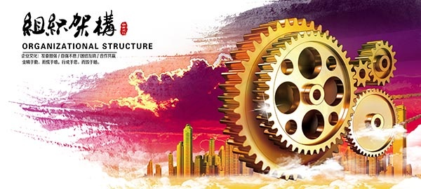 组织架构海报