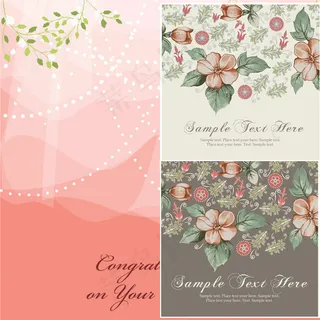 绚丽的花纹背景2,背景元素