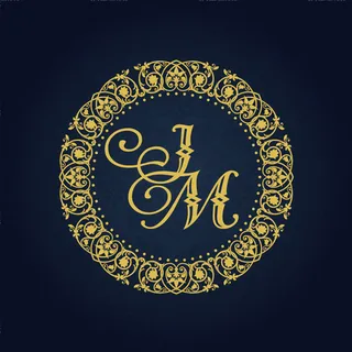 优美圆形花纹边框