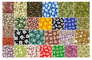 实用花朵背景,背景元素