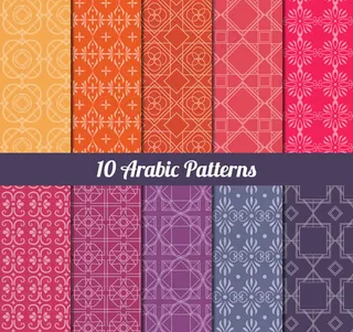 阿拉伯花纹背景