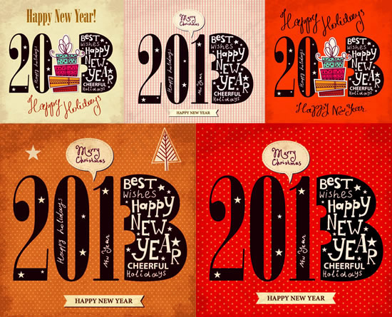 2013新年背景eps,ai矢量模版下载