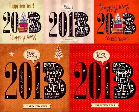 2013新年背景eps,ai矢量模版下载