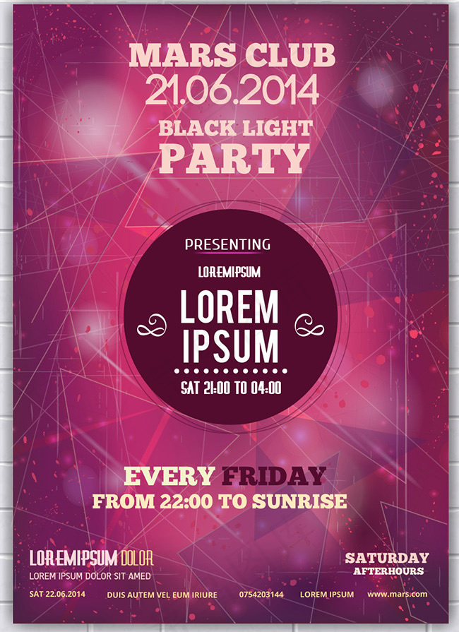 俱乐部派对海报