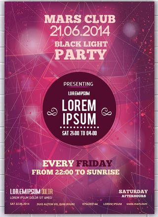 俱乐部派对海报