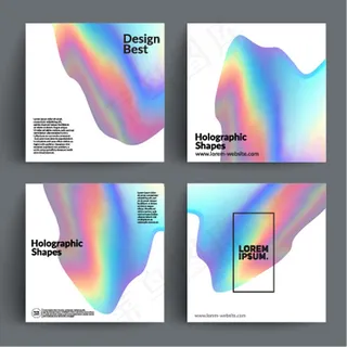 多彩酷炫渐变背景