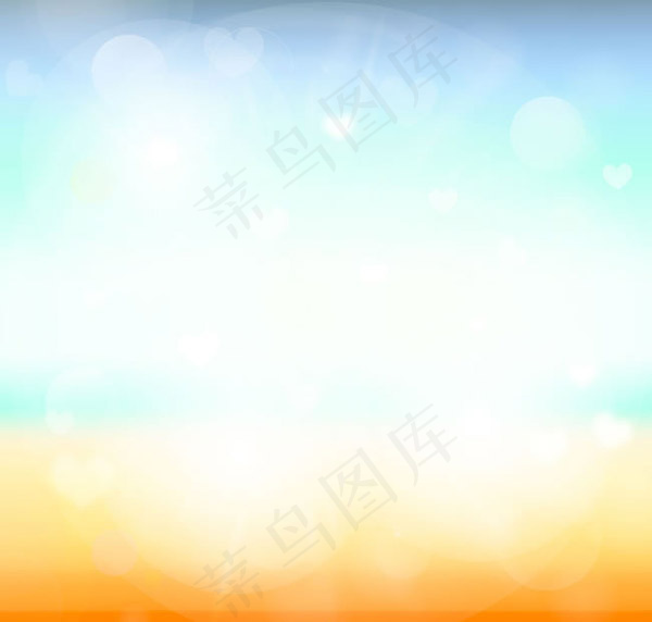 梦幻暖色光晕ai矢量模版下载