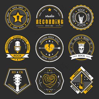 个性潮流标签,免抠元素