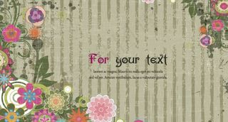 复古花纹背景1,背景元素