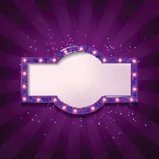 放射状闪耀边框