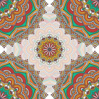 民族风花纹背景