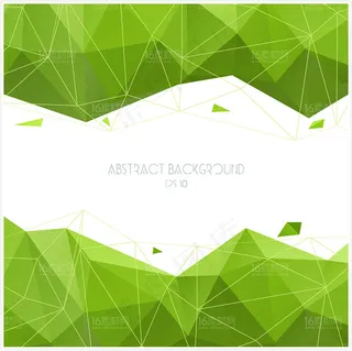 绿色几何背景矢量