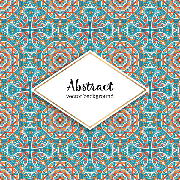 经典抽象花纹背景