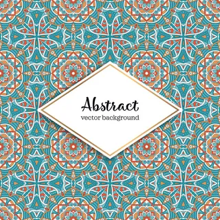经典抽象花纹背景